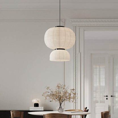 QuietGlow | Japanese Wabi Sabi Pendant Lamp for Modern Interior