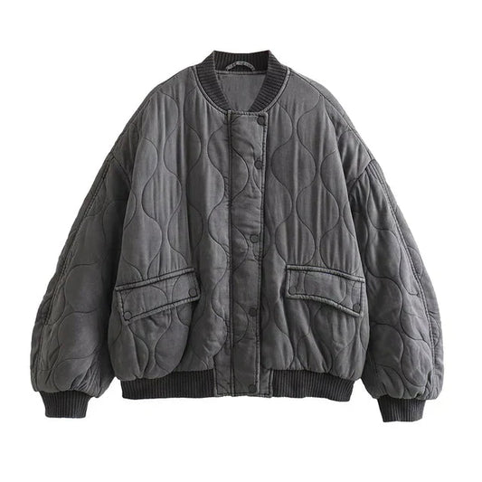 Quinn | Cozy Women’s Loose Fit Puffer Jacket for Winter Warmth