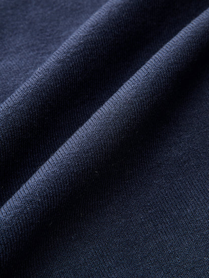 Racy | Denim Sailor Collar Knit Outerwear