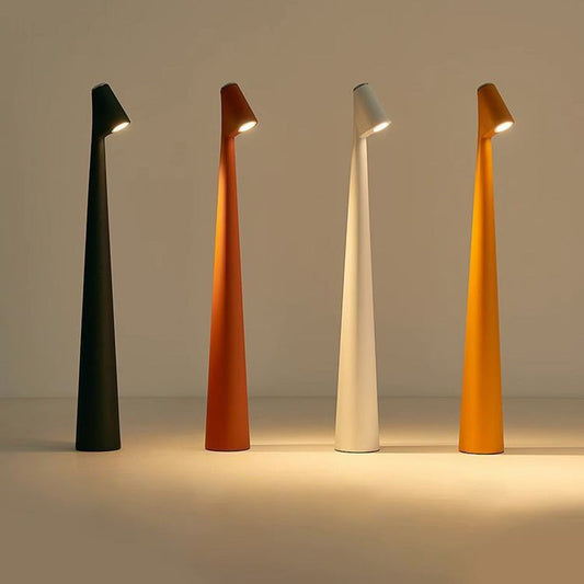 AuraBeam Portable Lamp – Rechargeable Cordless LED Table Lamp featuring Adjustable Brightness, Contemporary Design ideal for Bedroom or Desk.