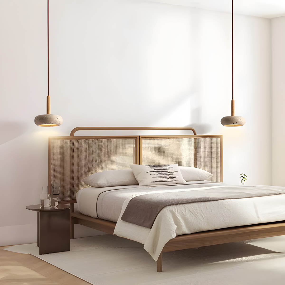 SlateLume – Contemporary Suspension Light in Stone-Inspired Design