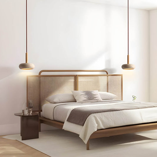 SlateLume – Contemporary Suspension Light in Stone-Inspired Design