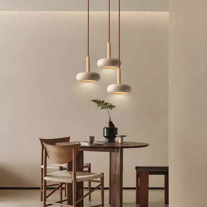 SlateLume – Contemporary Suspension Light in Stone-Inspired Design