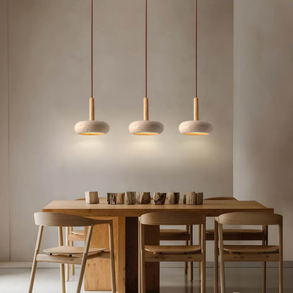 SlateLume – Contemporary Suspension Light in Stone-Inspired Design