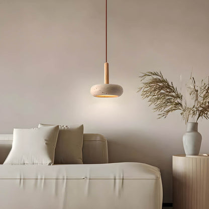 SlateLume – Contemporary Suspension Light in Stone-Inspired Design