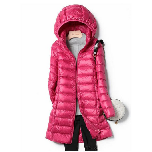 Rose | Insulated Hooded Puffer Jacket for Women’s Winter Style