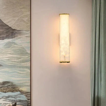 MarbleBeam – Sophisticated Stone Wall Light with Natural Aesthetic