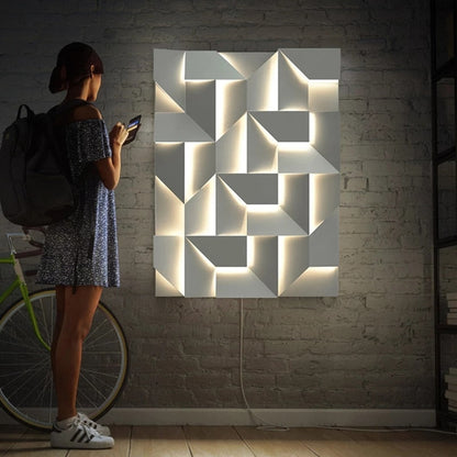 GlowVista – Modern 3D Wall Lamp for Breathtaking Visual Effects