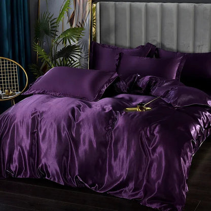 VelvaSleep – Premium Satin Bedding Set for Elegant Nights