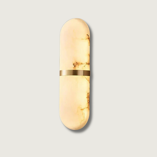 ScandiGlow – Minimalist Marble Wall Light for Contemporary Spaces