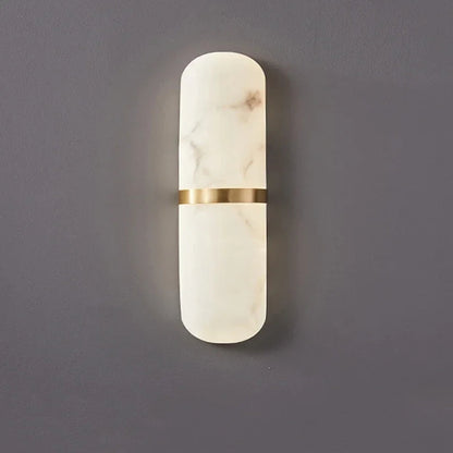 ScandiGlow – Minimalist Marble Wall Light for Contemporary Spaces