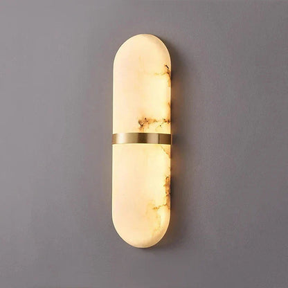 ScandiGlow – Minimalist Marble Wall Light for Contemporary Spaces