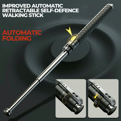 GuardStride – Automatic Self-Defense Hiking Pole for Outdoor Safety