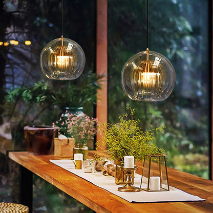 AmberGlow – Elegant Hanging Pendant Light with Warm Radiance