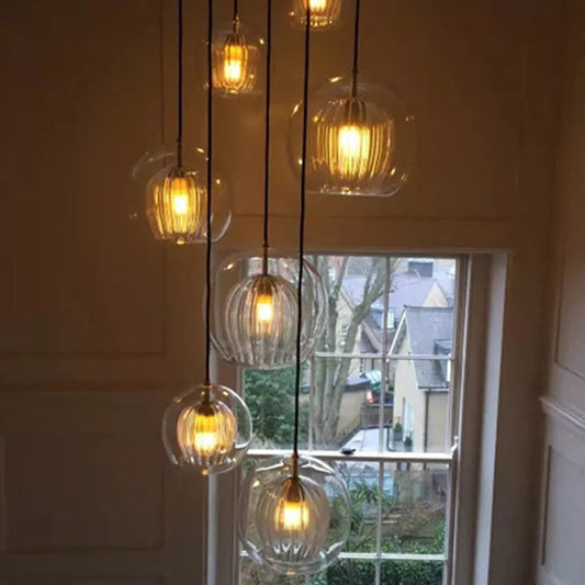AmberGlow – Elegant Hanging Pendant Light with Warm Radiance