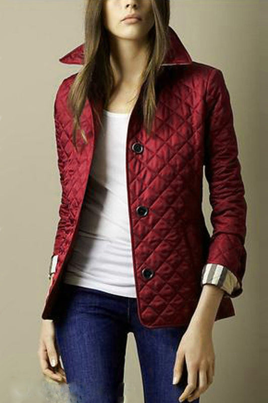 Sienna | Stylish Button-Down Puffer Jacket for Effortless Winter Outfits