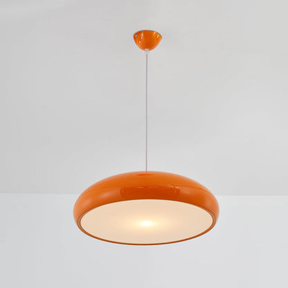 Sleek Round Ceiling Light with Adjustable Height and Energy-Efficient LED – Modern Pendant Fixture for Bedroom and Living Room
