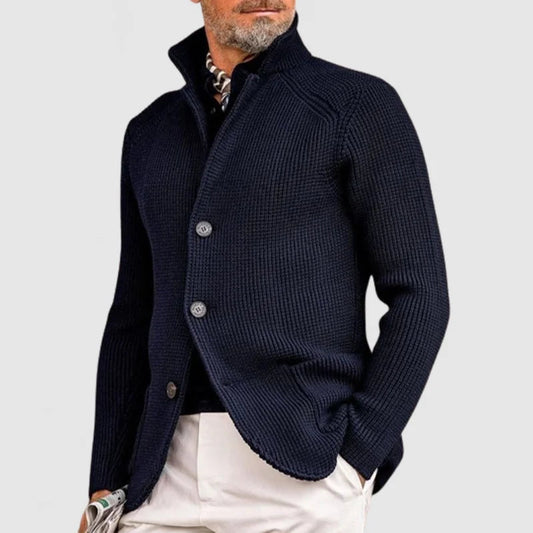 UrbanShield Knit – Stylish Men’s Weatherproof Jacket with Classic Fit