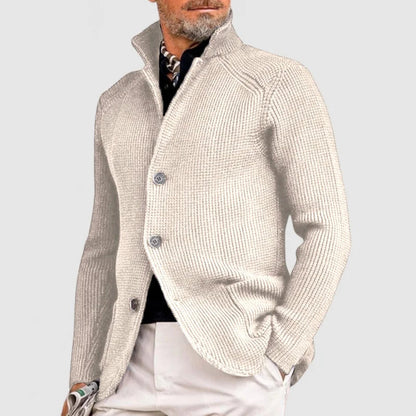 UrbanShield Knit – Stylish Men’s Weatherproof Jacket with Classic Fit