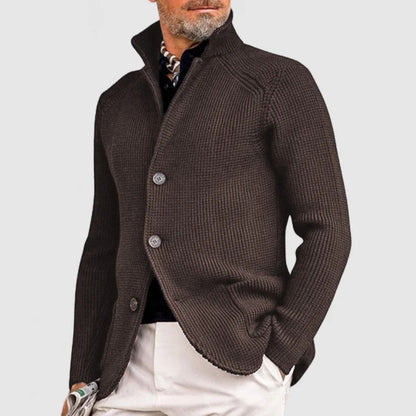 UrbanShield Knit – Stylish Men’s Weatherproof Jacket with Classic Fit