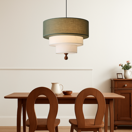 SoftGlow | Handmade Cotton and Silk Hanging Light