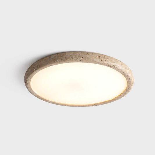 Solairis | Stone Ceiling Lamp for Minimalist Home Living