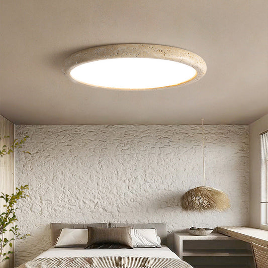 Solairis | Stone Ceiling Lamp for Minimalist Home Living
