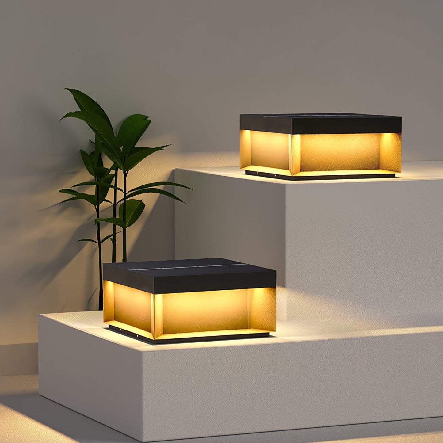 SunGlow Post Light – Solar-Powered Outdoor Light with IP65 Waterproof Rating, Durable Solar Garden Lighting for Effective Landscape Illumination.