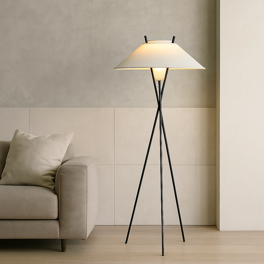Solenithra | Contemporary Jubilee Fabric Floor Lamp