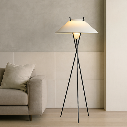 Solenithra | Contemporary Jubilee Fabric Floor Lamp