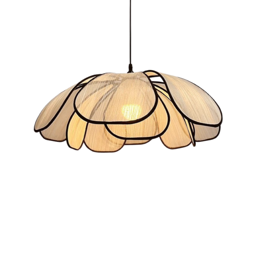 Solyra | Artistic Wooden Pendant Lamp for Minimalist Interiors