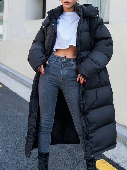 Maya | Stylish Women's Long Puffer Coat - Warm & Comfortable Fit