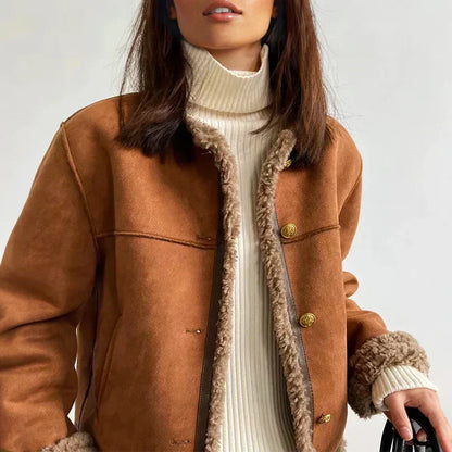 Celestine | Cozy Vintage Wool Jacket for Women - Elegant Winter Wear