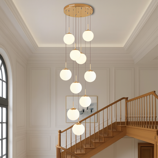 Steellan | Modern Style Scandinavian Staircase Chandelier