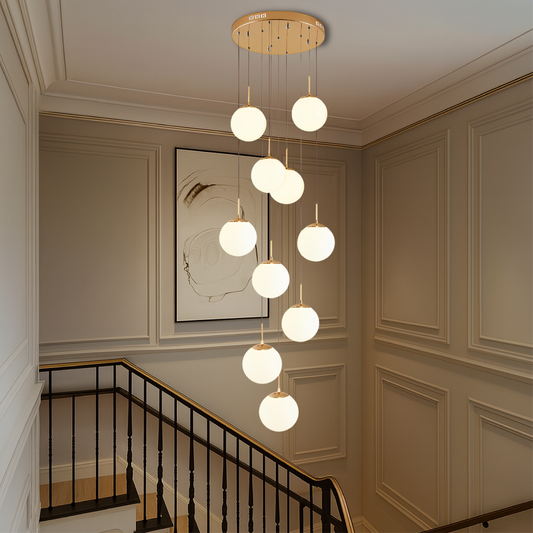 Steellan | Modern Style Scandinavian Staircase Chandelier