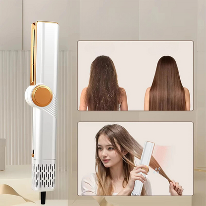 ZenithGlide Straightener – A hair straightener that glides smoothly, working on both damp and dry hair.