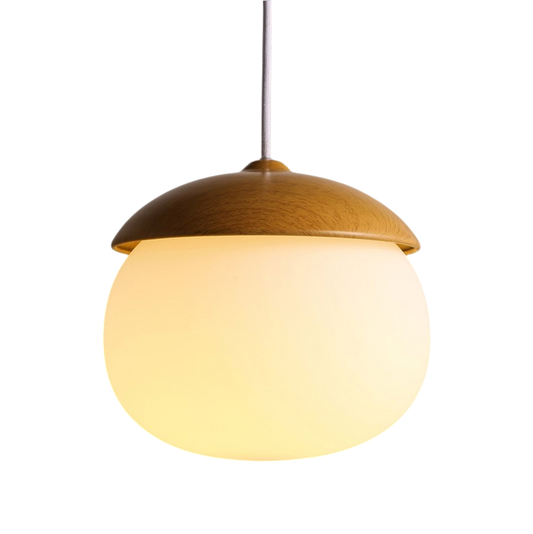 Sylura | Vintage Scandinavian Wooden Pendant Light