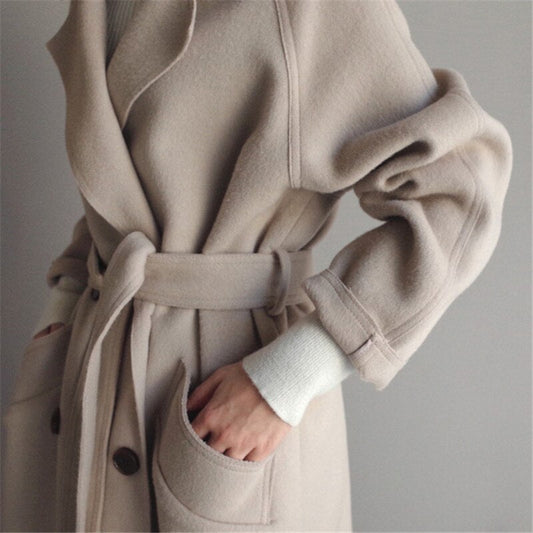 Evelina | Women's Longline Coat – Elegant Style for Cold Weather Seasons