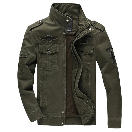 Ethan | Durable Polyester Military Coat for Men