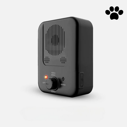 LuxeSonic Bark Control – A waterproof, ultrasonic anti-barking device with a 15-meter range.