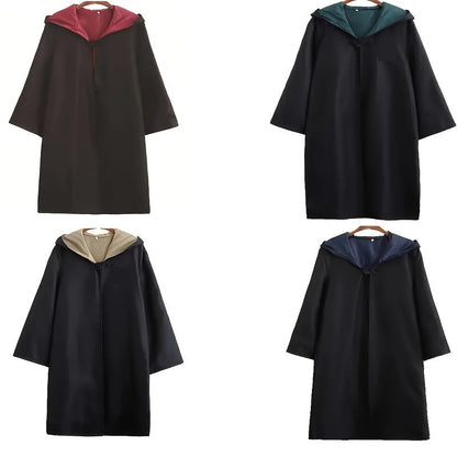 Hooded Wizard Cloak | Unisex Long Sleeve Halloween Costume