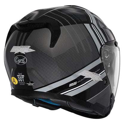Unisex Motorcycle Helmet Lightweight ABS Dual Visor Aerodynamic Design