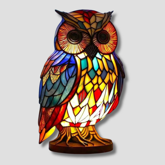 ForestBloom Stained Glass – Wildlife-Inspired Panels for Radiant Decor