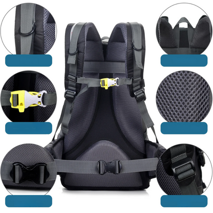 SummitGuard Pack – Lightweight & Water-Resistant Trekking Backpack for Enhanced Carrying Comfort
