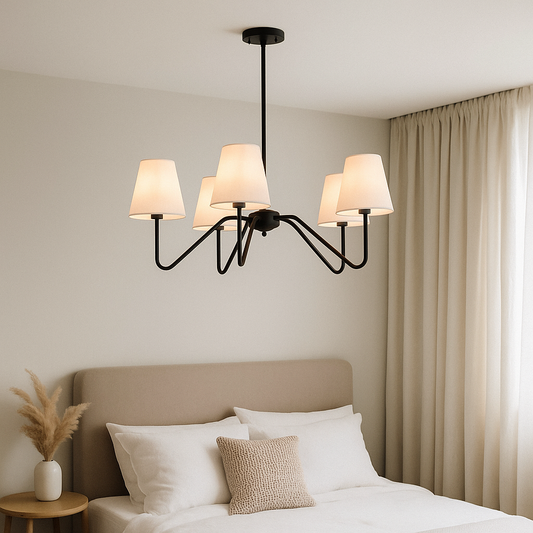 Valenor | Sleek Minimalist Chandelier for Bedroom Ambiance