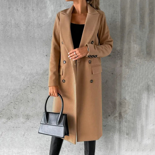 Luciana | Elegant Women's Long Trench Coat – Classic Style with Lasting Comfort