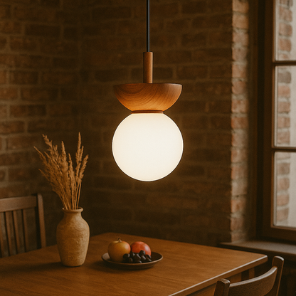 Valura | Japandi Pendant Lamp with Natural Minimalist Design