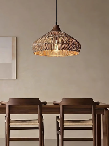 Vionel | Wicker Rattan Pendant Lamp for Vintage Interiors