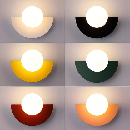 Vionis | Minimalist Nordic Wall Light with Semicircular Design