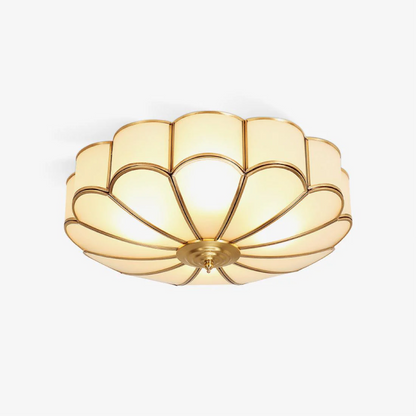 Vitasphere | Sophisticated Flower-shaped Glass Ceiling Lamp